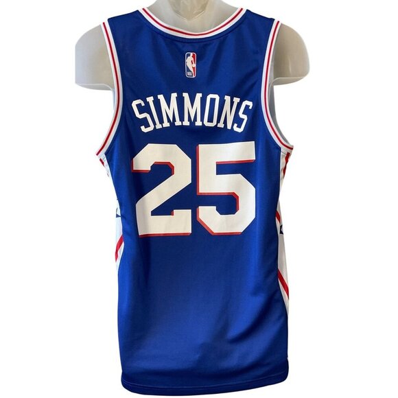Fanatics Philadelphia 76ers Fast Break Royal Ben Simmons Player Jersey #25 Small - Picture 4 of 8
